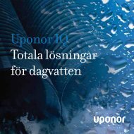 Uponor IQ Totala lösningar för dagvatten - Uponor AB