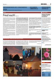 reformiert. April 2013 - Kirchgemeinde Rüeggisberg