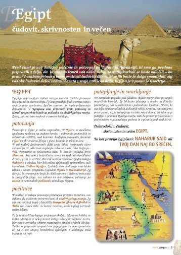 Egipt - poÄitnice - Sharm el Sheikh - Kompas