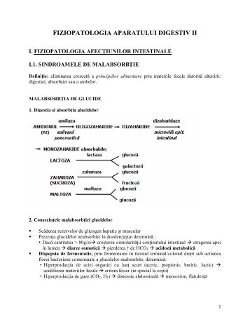 FIZIOPATOLOGIA APARATULUI DIGESTIV II - OvidiusMD