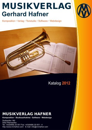 Katalog-Download - Musikverlag Gerhard Hafner