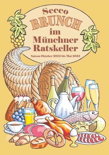 Broschüre Secco-Brunch im Ratskeller München