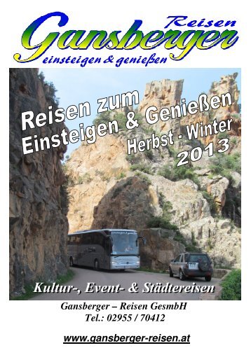 Reisekatalog - Gansberger Reisen