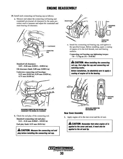 service manual 55a four marine diesel engine - Westerbeke