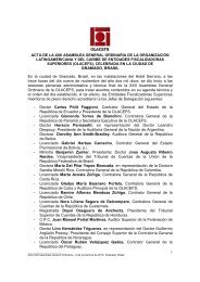 acta de la xxii asamblea general 2012 - olacefs