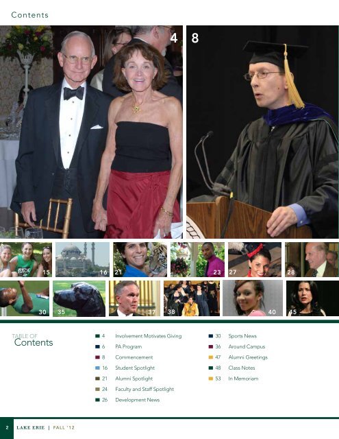 Fall 2012 Alumni Magazine - Lake Erie College