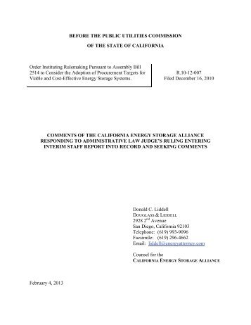 02-04-13 CESA Storage OIR Comments - California Energy Storage ...