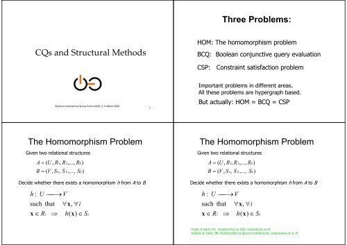 Conjunctive Queries