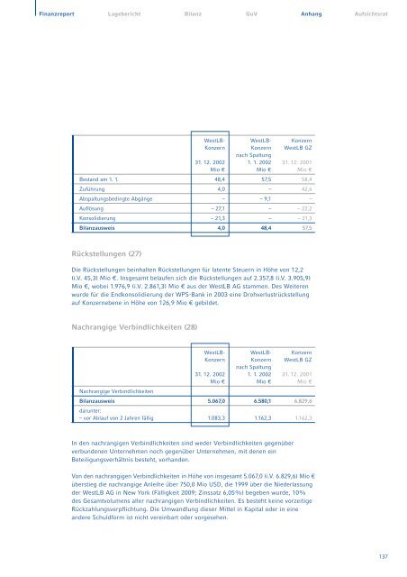 Geschaeftsbericht 2002 (pdf, 1421K) - WestLB