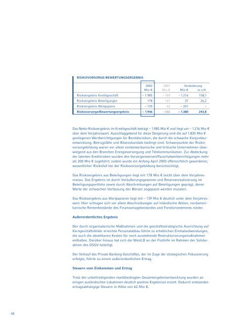 Geschaeftsbericht 2002 (pdf, 1421K) - WestLB