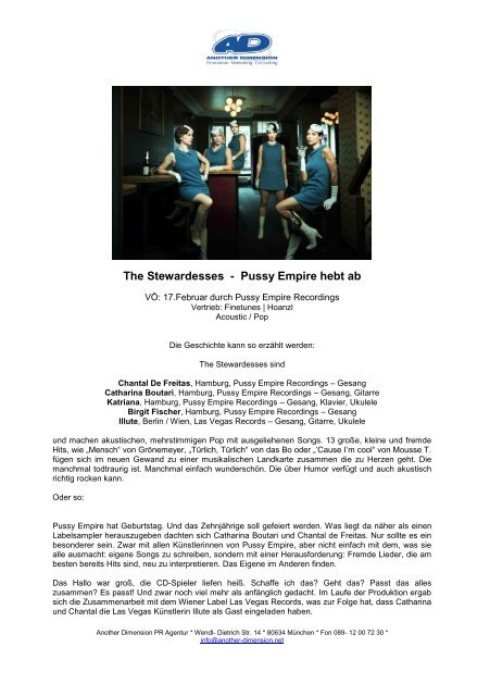 Mir hebe pussy -8 t "" The Stewardesses - bei Another Dimension