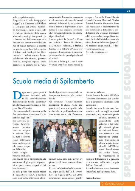 periodico regionale - Direzione regionale Emilia Romagna ...