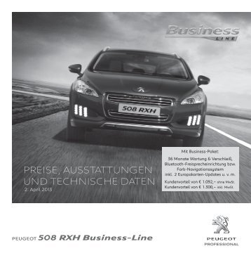 PEUGEOT 508 RXH Business-Line - PEUGEOT Professional