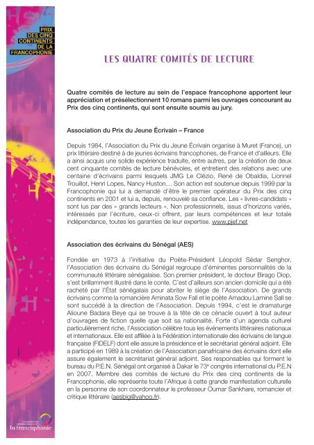 Dossier Presse:Mise en page 1 - Organisation internationale de la ...