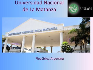 Universidad Nacional de La Matanza - Observatorio de Recursos ...