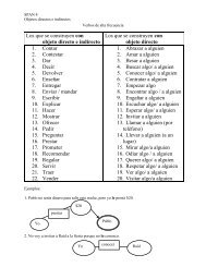 Lista de verbos que usan OD solo, o los dos