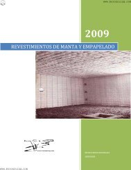 REVESTIMIENTOS DE MANTA Y EMPAPELADO