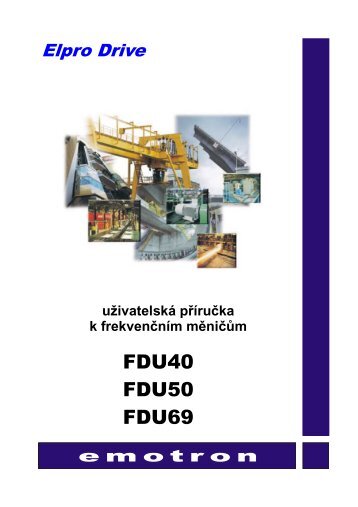 FDU Manual CZE r5 - Elpro Drive, s. r. o.