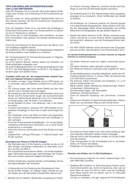 Bedienungsanleitung Empfänger R 7008 SB FASSTest®