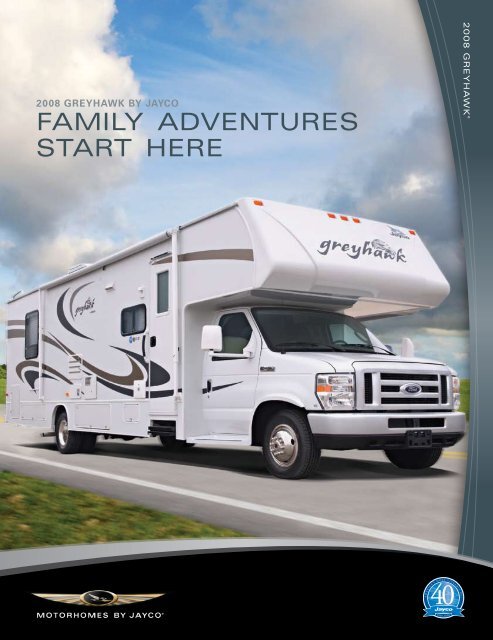 2008 Jayco Greyhawk Brochure Pdf With Floorplans And Specs