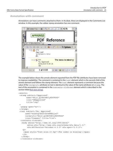 XML Forms Data Format (XFDF) Specification - Adobe Partners