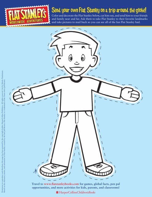 Send your own Flat Stanley on a trip around the globe!
