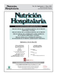 XXVI Congreso Nacional SENPE - NutriciÃ³n Hospitalaria