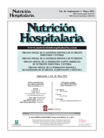 XXVI Congreso Nacional SENPE - NutriciÃ³n Hospitalaria