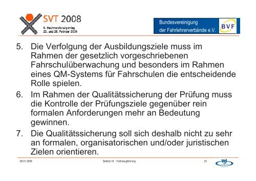 Ziele der Fahrschülerausbildung und Fahrerlaubnisprüfung ...