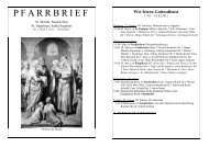 Pfarrbrief 01 - Pfarrei Neukirchen