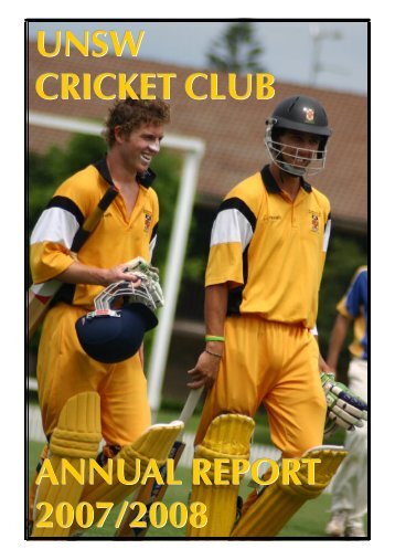 2007-08 - University of New South Wales Cricket Club