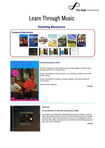 Music For Schools - Resources.pdf - The Sage Gateshead