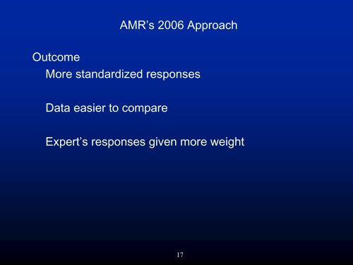 AMR Corporation Risk Assessment Methodology - IIA Dallas Chapter
