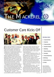 The Mackerel - Oct 2001 Download PDF - Jebsen & Jessen