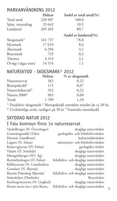 Fakta 2012 - Falu Kommun