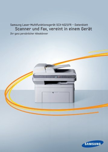 Scanner und Fax, vereint in einem Gerät