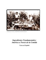 Ingredientes Fundamentales AmÃ©rica a TravÃ©s de la Comida