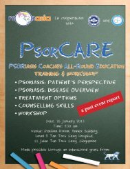 a post event report - Psoriasis International Network