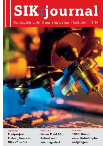 Das Magazin für den Siemens Industriepark ... - Siemens Real Estate