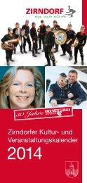 Zirndorfer Kultur- und Veranstaltungskalender - Stadt Zirndorf
