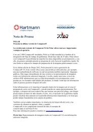Nota de Prensa - Hartmann