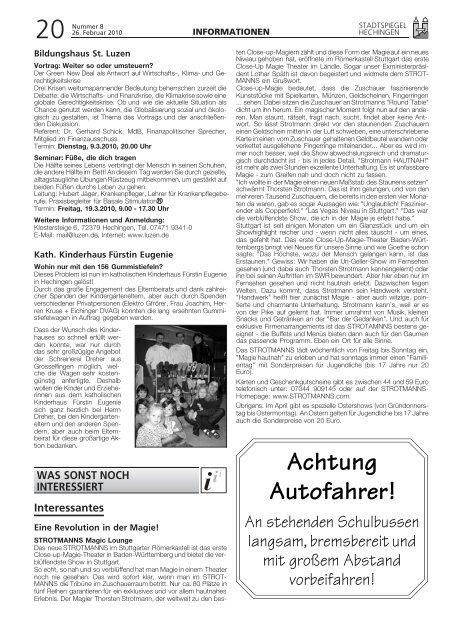 Nummer 8 26. Februar 2010 - realmarketing.de