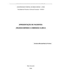 apresentaÃ§Ã£o de pacientes: (re)descobrindo a ... - CliniCAPS