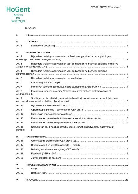 Faculteit Mens en Welzijn 2013-2014 (pdf) - Hogeschool Gent