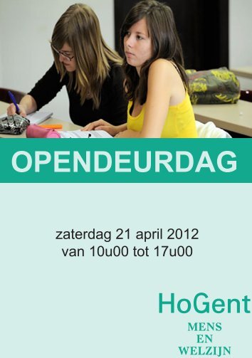 OPENDEURDAG - Hogeschool Gent