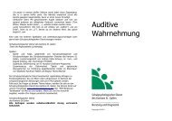 Auditive Wahrnehmung.pdf - Schulpsychologischer Dienst