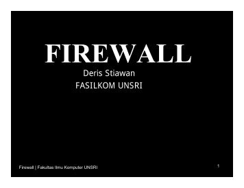 Firewall - Sharing
