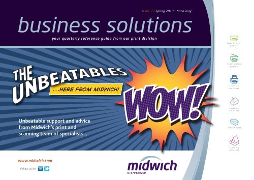 Unbeatable support and advice from Midwich's print and scanning ...