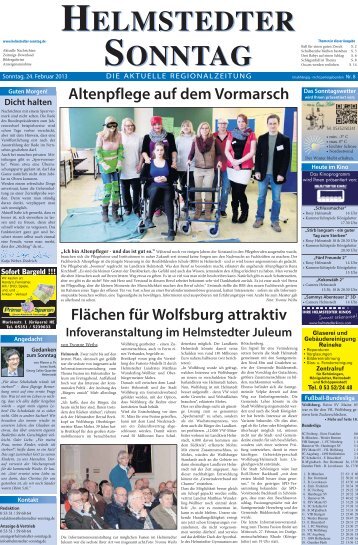 HELMSTEDTER SONNTAG HELMSTEDTER ... - ViP 4 Helmstedt