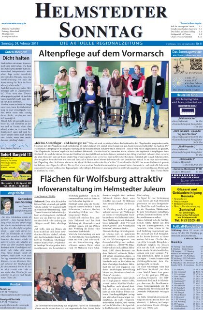 HELMSTEDTER SONNTAG HELMSTEDTER ... - ViP 4 Helmstedt